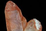 Natural, Red Quartz Crystal Cluster - Morocco #80565-2